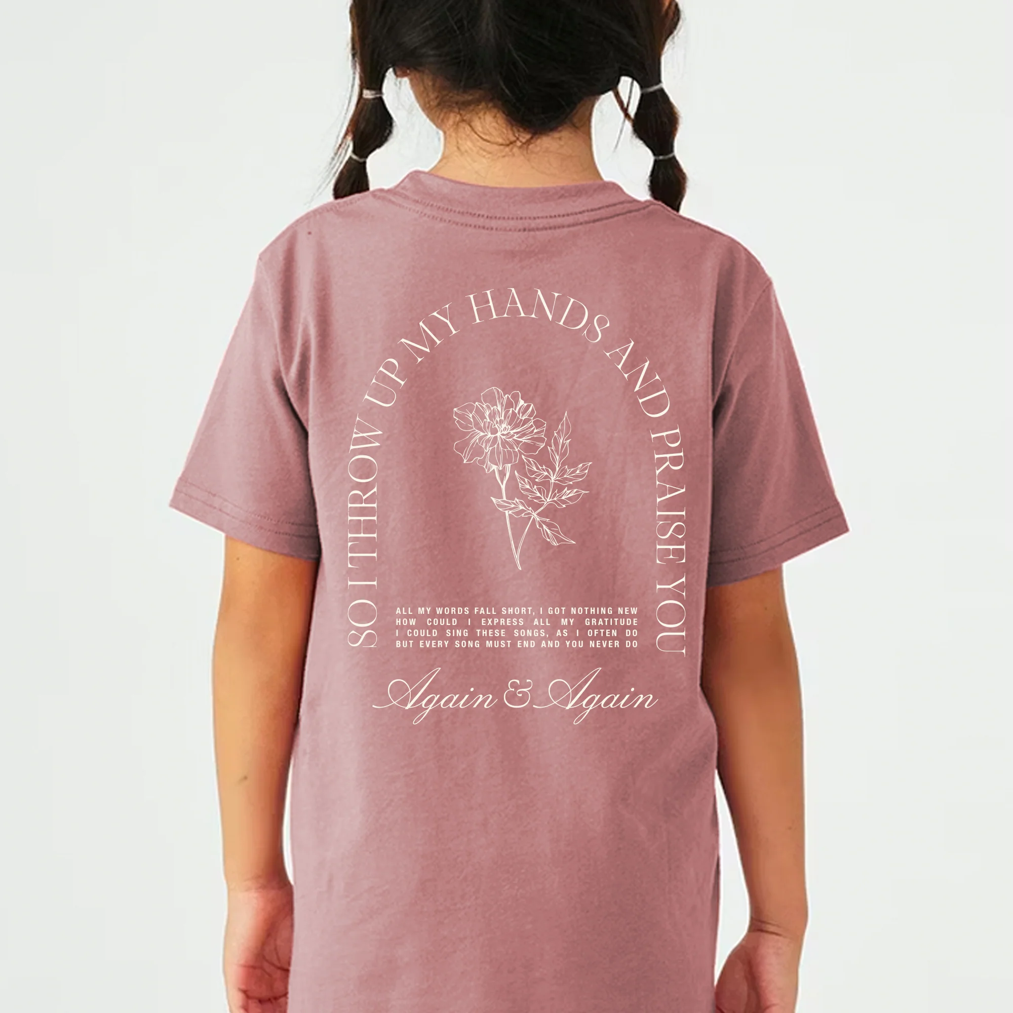 Girls Gratitude - Kids Tee - Image 3