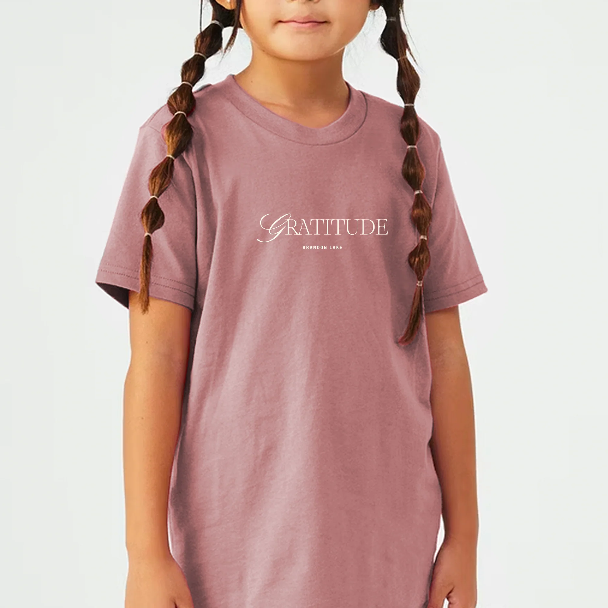Girls Gratitude - Kids Tee - Image 4