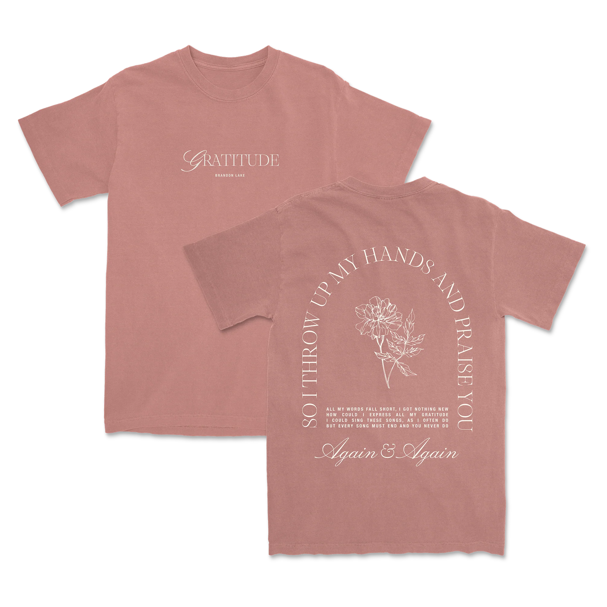 Gratitude Women's Tee - Mauve - Image 3